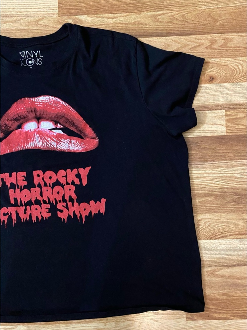 Torrid The Rocky Horror Picture Show Black Graphic Tee with Red Lips Size 3X - Picture 5 of 10